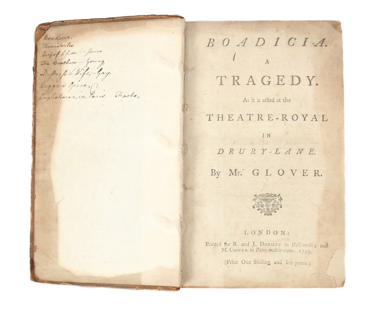 A Collection of 18th Century plays by Glover, Gay, Foote, and others - Image 2 of 7
