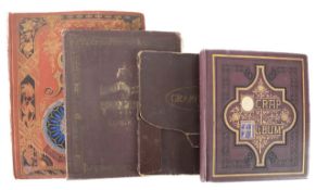 Two Victorian Scrap Albums, with two other items