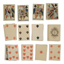 Deck of 19th Century English Playing Cards by I.Hardy, dated 1801.