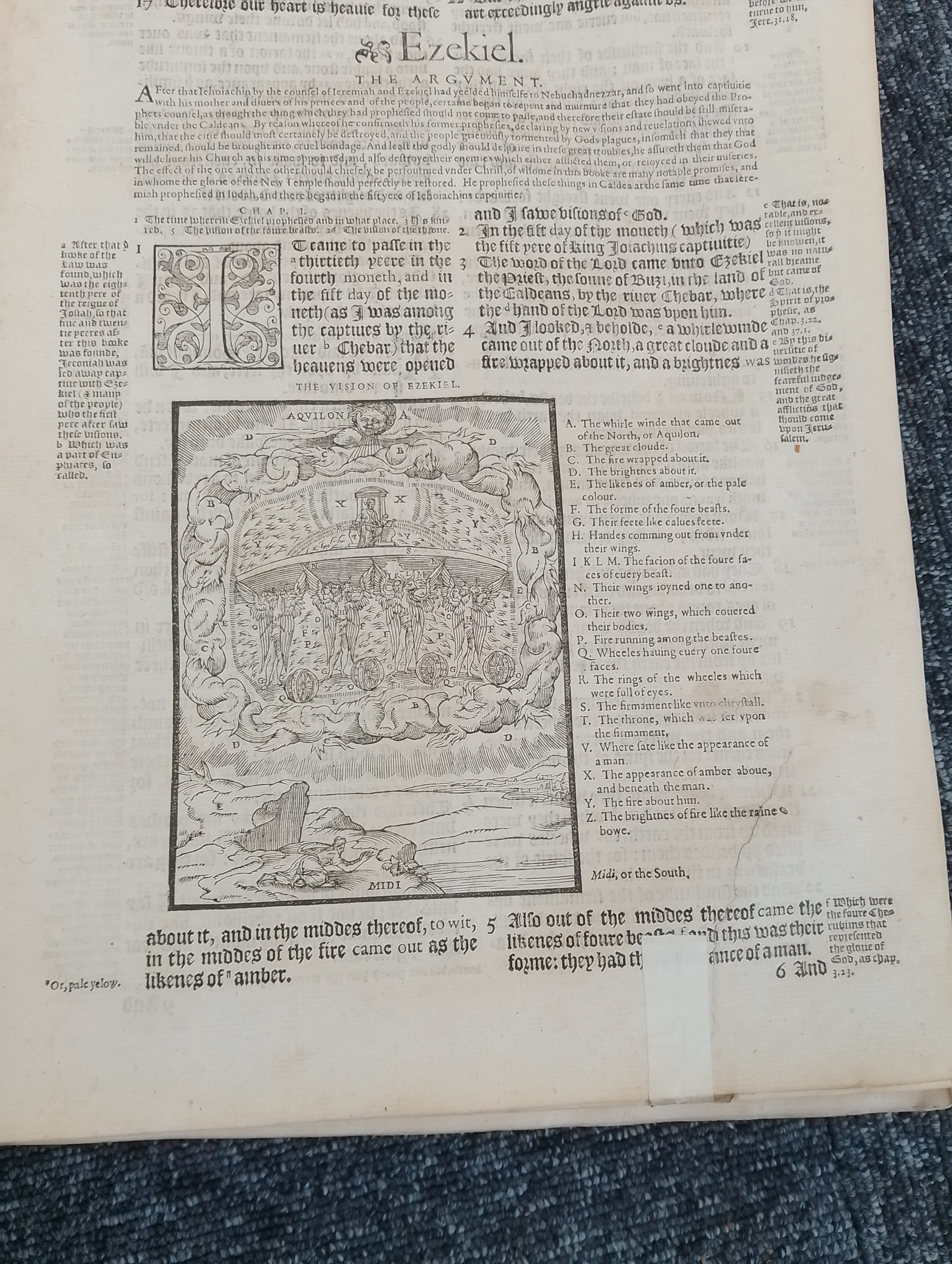 1578 English Bible with woodcut illustrations - Image 8 of 14