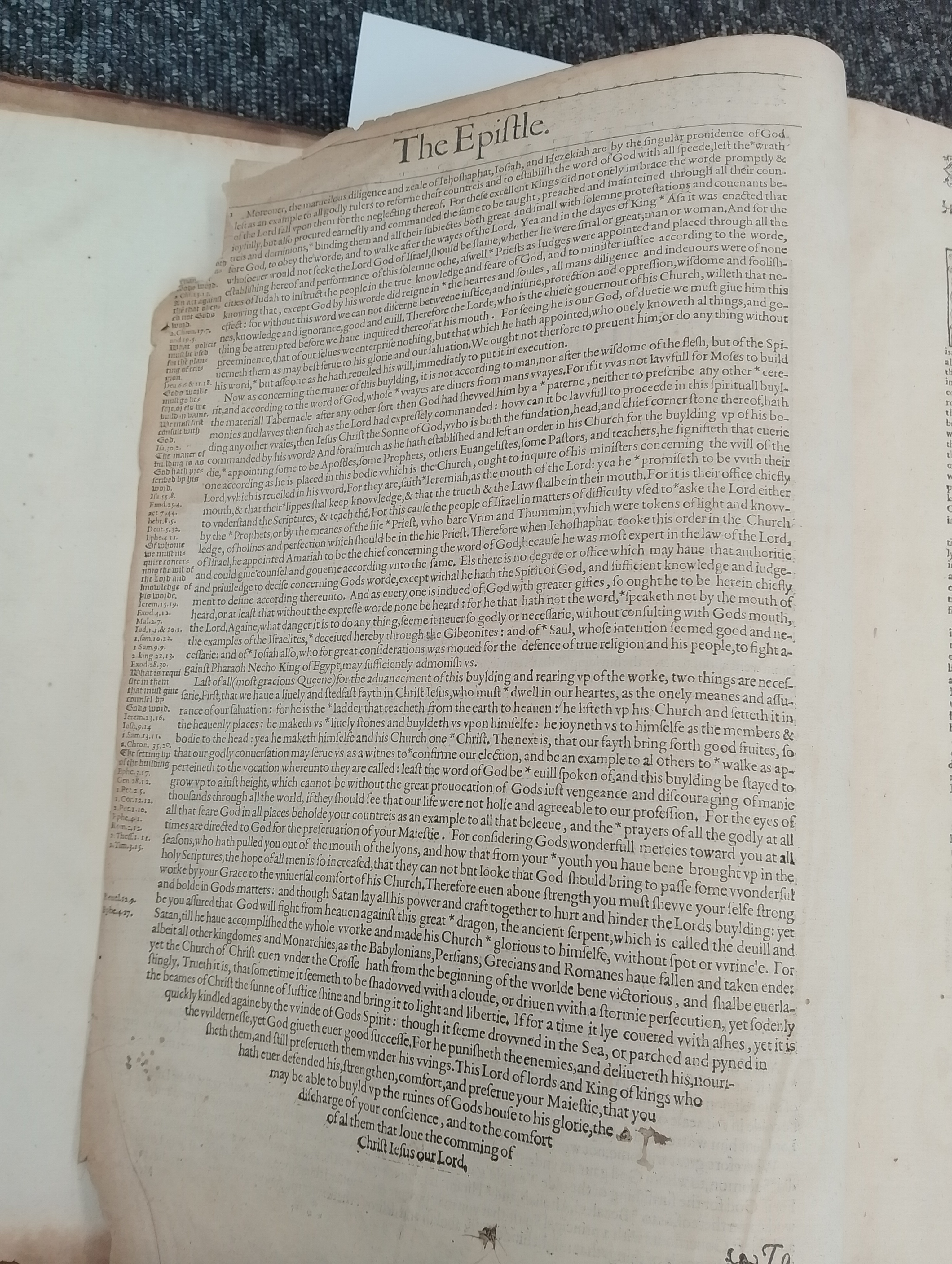 1578 English Bible with woodcut illustrations - Image 11 of 14