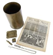WWI Trench Art and other items