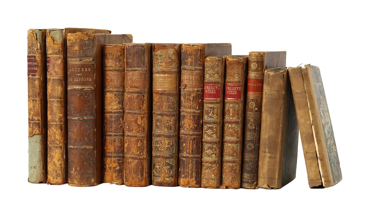 Plays and Letters: Dryden (John) 'The Dramatick Works of...' 2 volumes, 1735, with another two by Dr