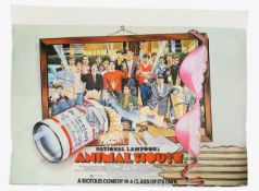 National Lampoon's Animal House (1978) British Quad film poster