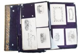 London. A collection of 19th century printing examples