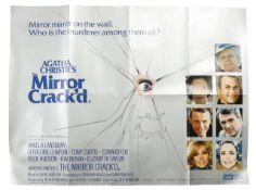 Murder on the Orient Express )1974) and The Mirror Crack'd (1980) British Quad film posters