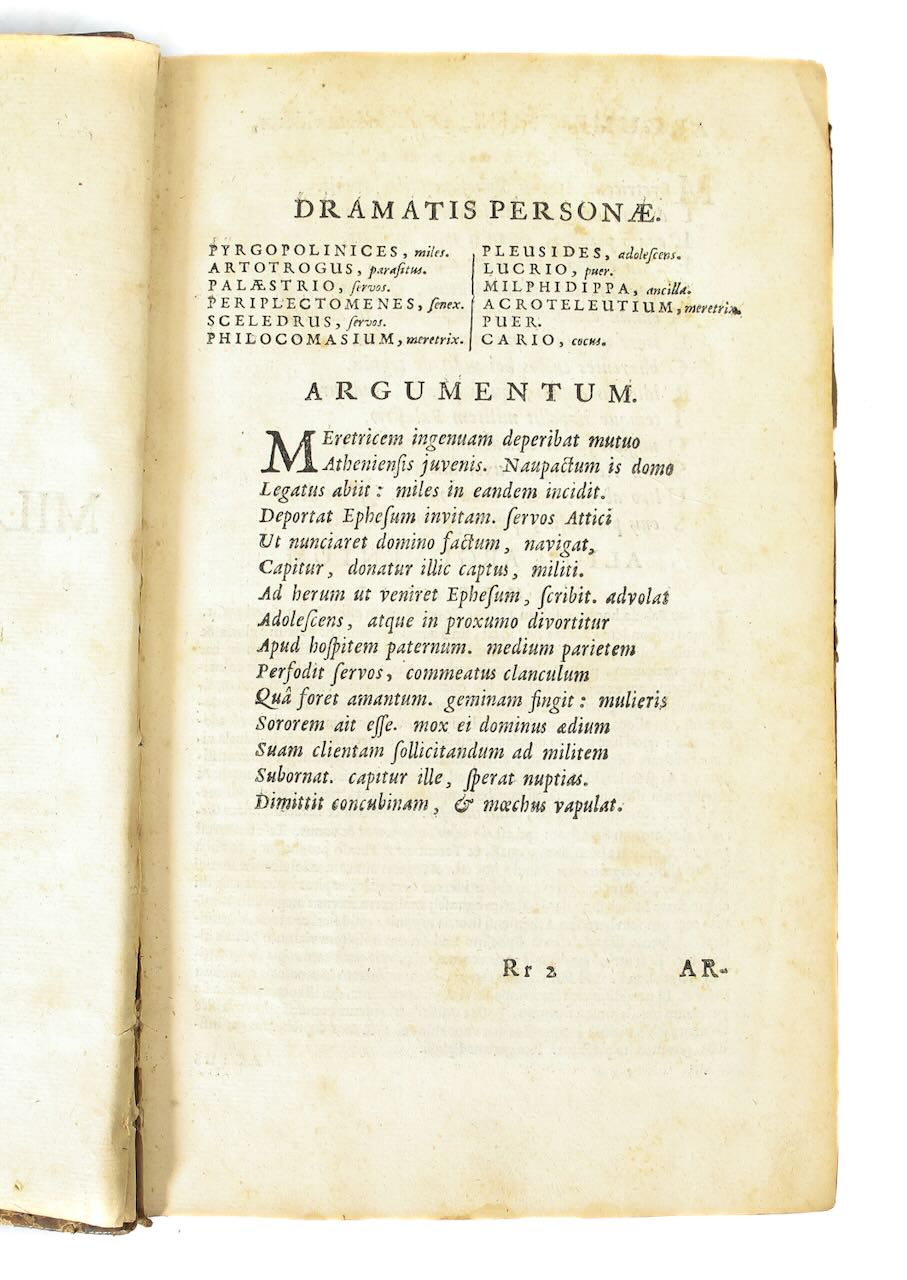Plautus (Titus Maccius) 'Comoediae cum Commentarius Variotum' Volume II, 1669 - Image 4 of 4