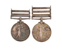Two Queen's South Africa medals