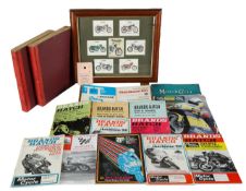 Of Motorcycle Racing interest: An autograph book and various publications and ephemera