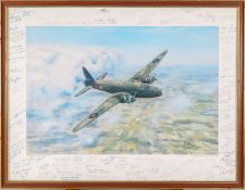 After E.A. Mills 'Wellington' colour print, with two others