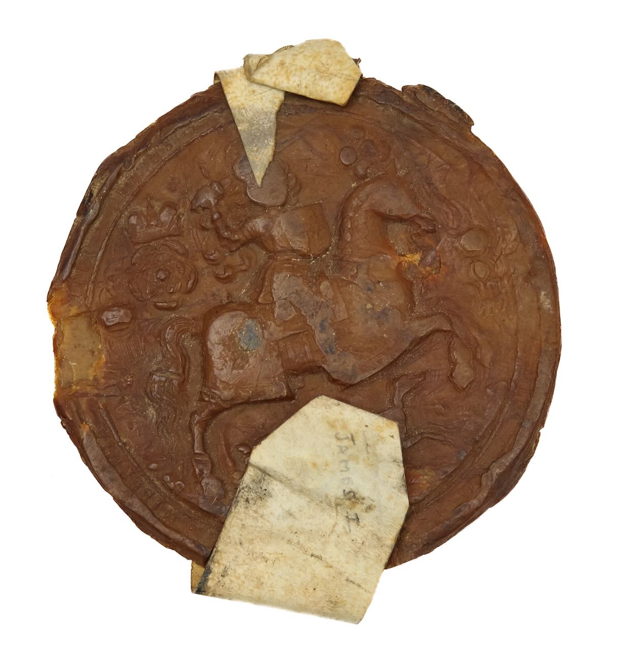 A James I (1566-1625) Great Wax Seal - Image 2 of 2