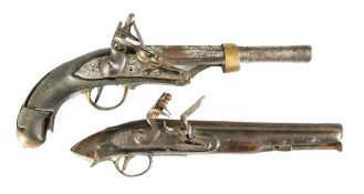 A miscellaneous collection of guns for restoration, accessories and cases