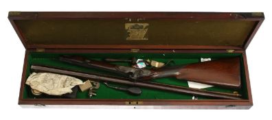 A single-barrel percussion sporting gun, William McCririck, mid 19th century