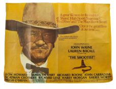 The Shootist (1976) British Quad film poster