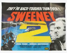 Sweeney! (1977) and Sweeney 2 (1978) British Quad film posters