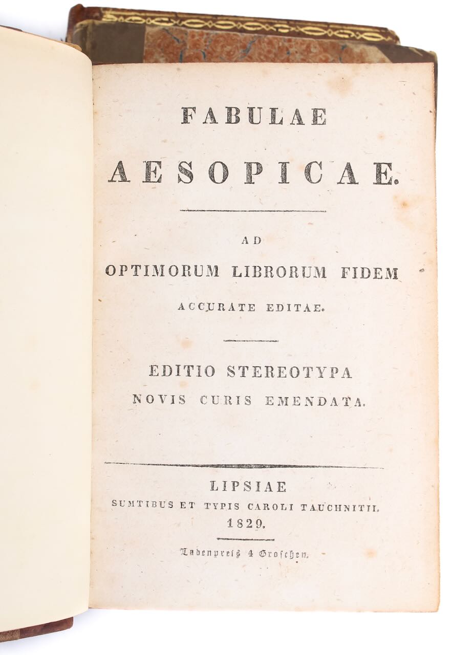 A group of 18th & 19th century fable books, 4 vols. - Image 2 of 5