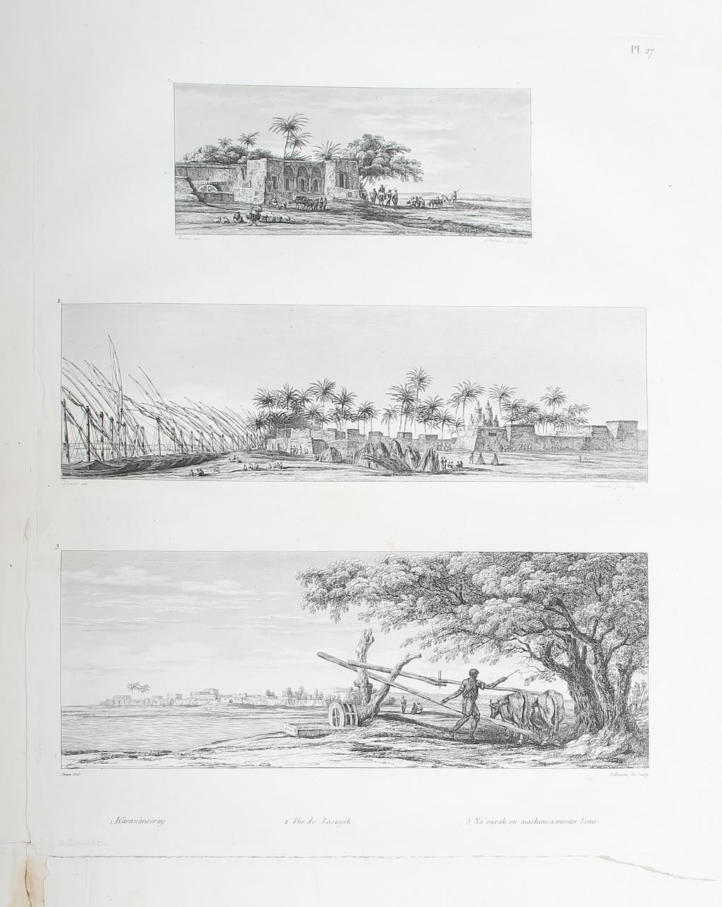 Of Egyptian interest: Denon, Baron Domique Vivant (1747-1825) 'Voyage Dans La Basse Et La Haute Egyp - Image 4 of 5