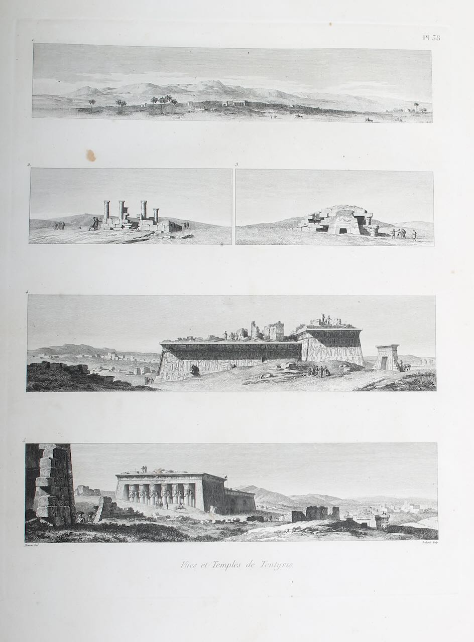 Of Egyptian interest: Denon, Baron Domique Vivant (1747-1825) 'Voyage Dans La Basse Et La Haute Egyp - Image 5 of 5