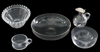 Of Royal Interest: a collection of glassware bearing the Royal cypher