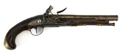 An 18th century flintlock pistol, unsigned