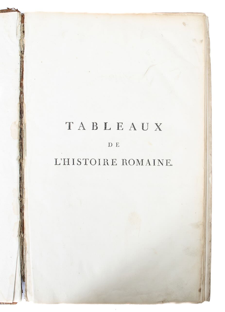 Millot (Claude F. Xavier) Tableaux de Histoire Romaine' 1796 - Image 2 of 8