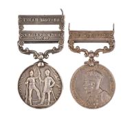 The India Medal and an Indian General Service Medal