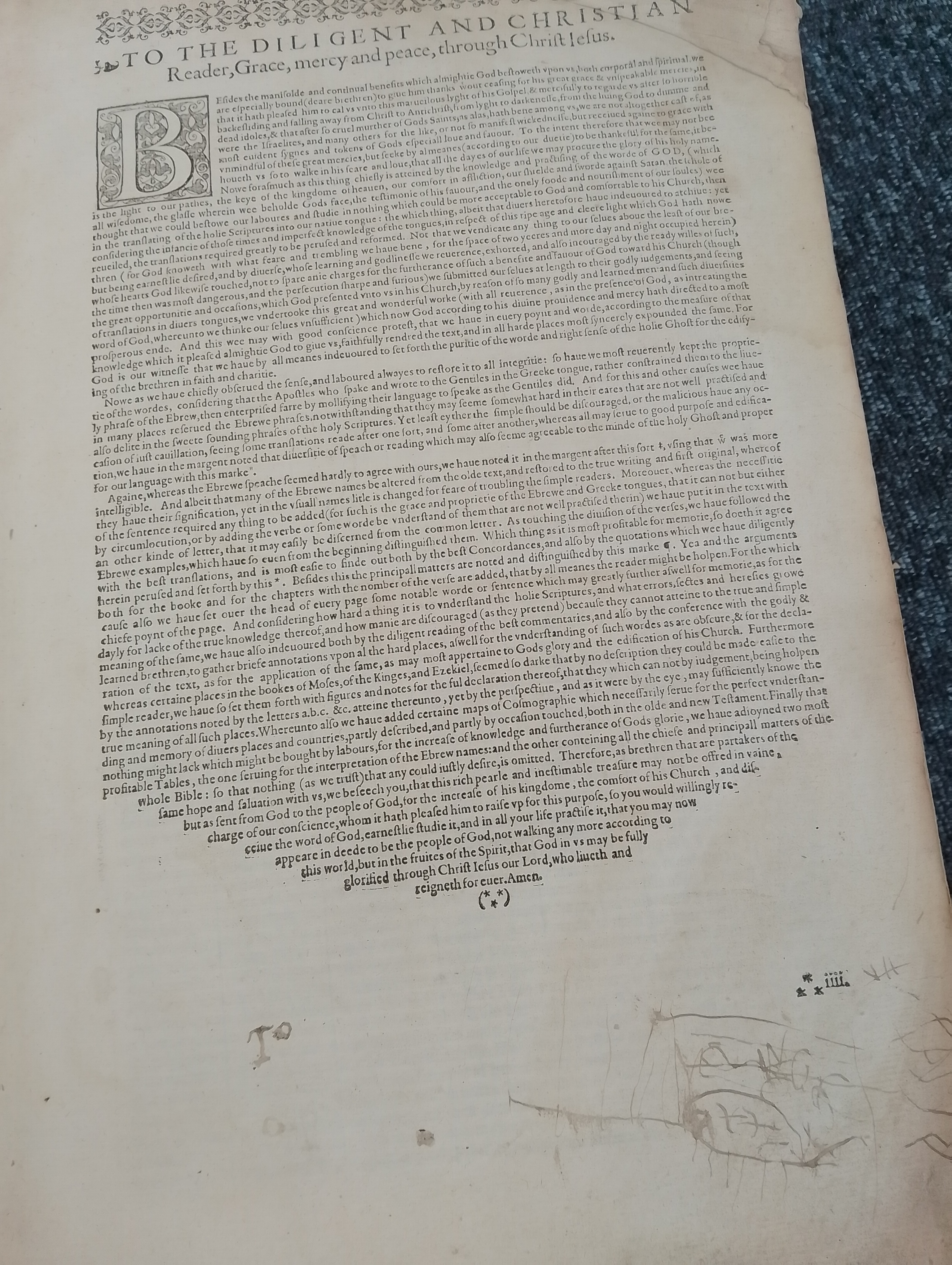 1578 English Bible with woodcut illustrations - Image 10 of 14
