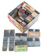 A large collection of mostly boxed stereoscopic glass lantern slides, worldwide view