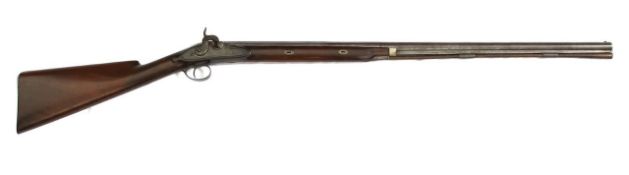 A single-barrel percussion 11-bore sporting gun, John Manton & Son, mid-19th century