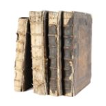 Four 16th century folio volumes- in need of restoration