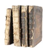 Four 16th century folio volumes- in need of restoration