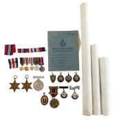 A WWII medal group and related ephemera