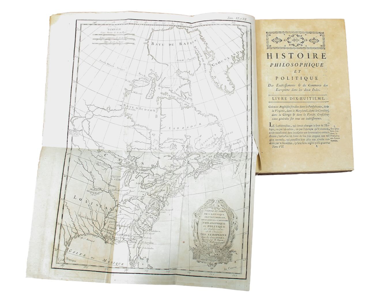 Raynal (L'Abbe Guillaume Thomas) 'Histore Philosophique et Politique' 1775 - Image 3 of 3