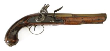 An early 19th century flintlock pistol, Parr
