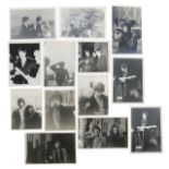 An album of b&w photographs including The Beatles, Rolling Stones, Tom Jones, Bob Dylan, Sonny & Che