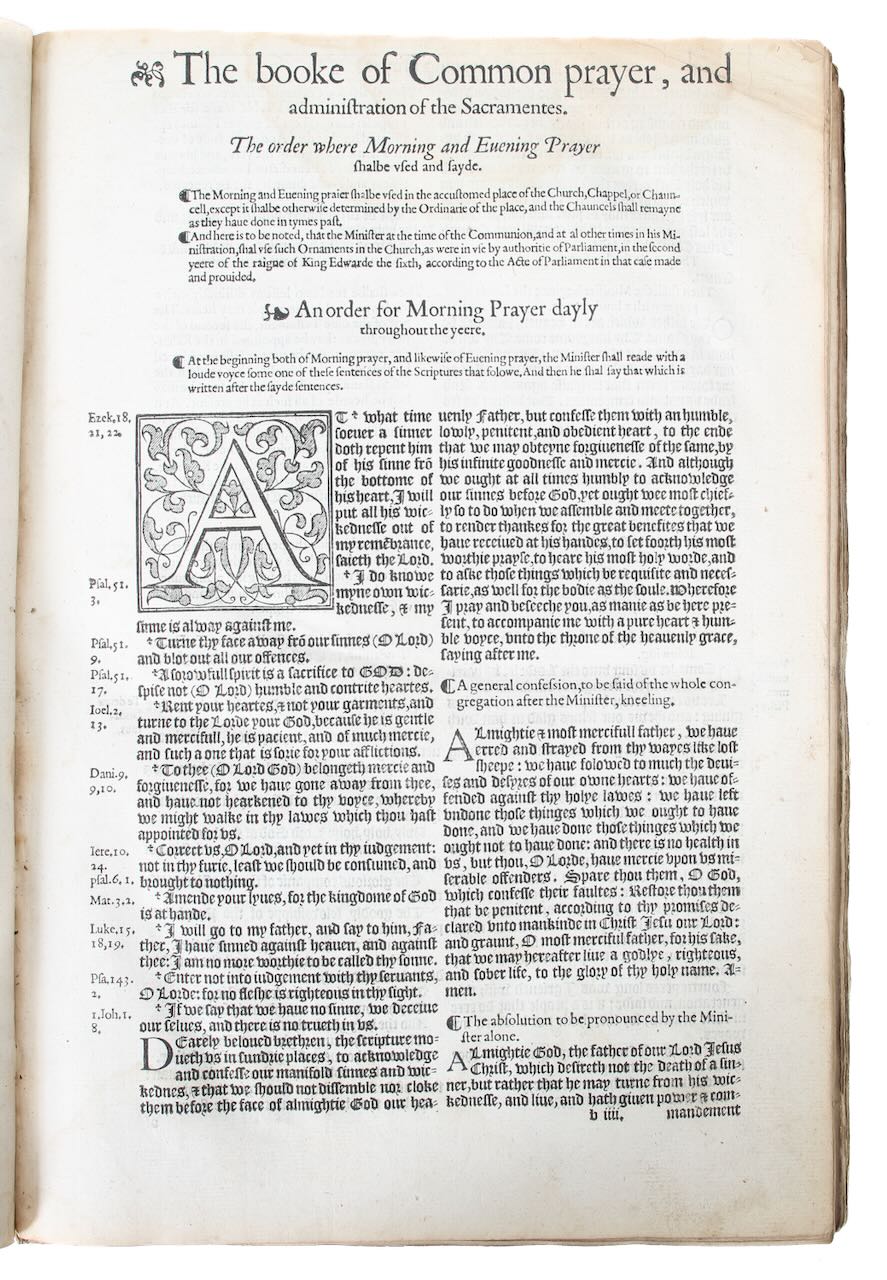 1578 English Bible with woodcut illustrations - Image 4 of 14