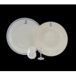 Of Royal Interest: Edward VII dinner and glassware from HMS Osborne