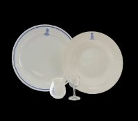 Of Royal Interest: Edward VII dinner and glassware from HMS Osborne