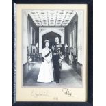 A signed Royal photograph of Queen Elizabeth II and Prince Philip