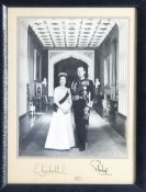 A signed Royal photograph of Queen Elizabeth II and Prince Philip