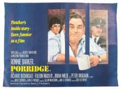 Porridge (1979) British Quad film poster