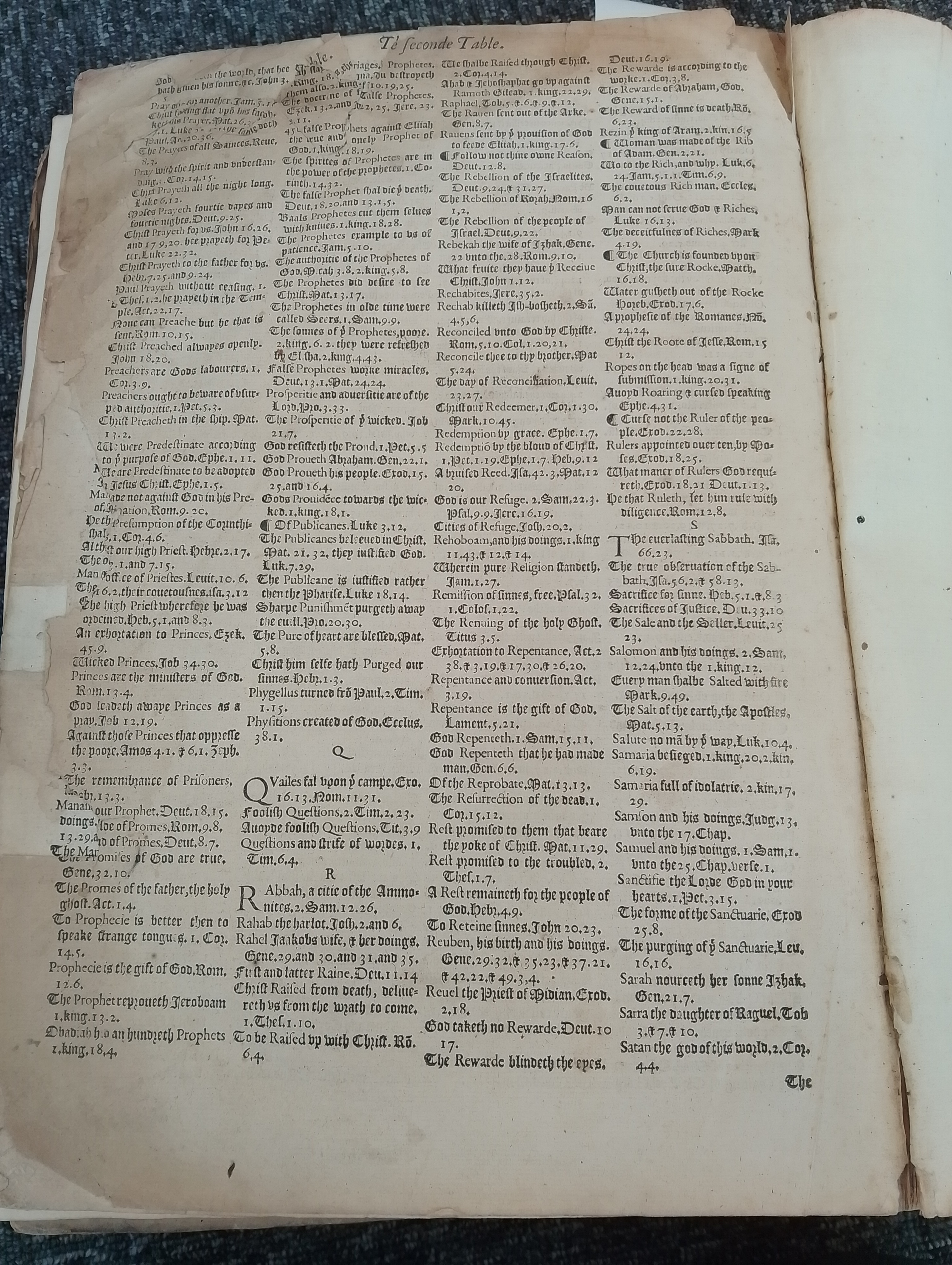 1578 English Bible with woodcut illustrations - Image 12 of 14