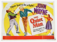 The Quiet Man (1957) British Quad film poster