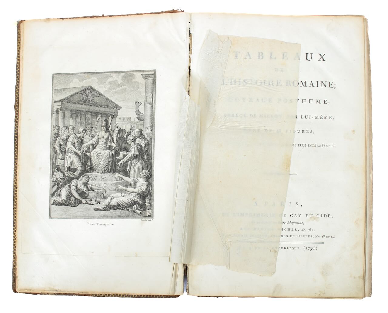 Millot (Claude F. Xavier) Tableaux de Histoire Romaine' 1796 - Image 3 of 8