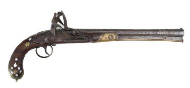 An Indo-Persian flintlock pistol, circa 1800