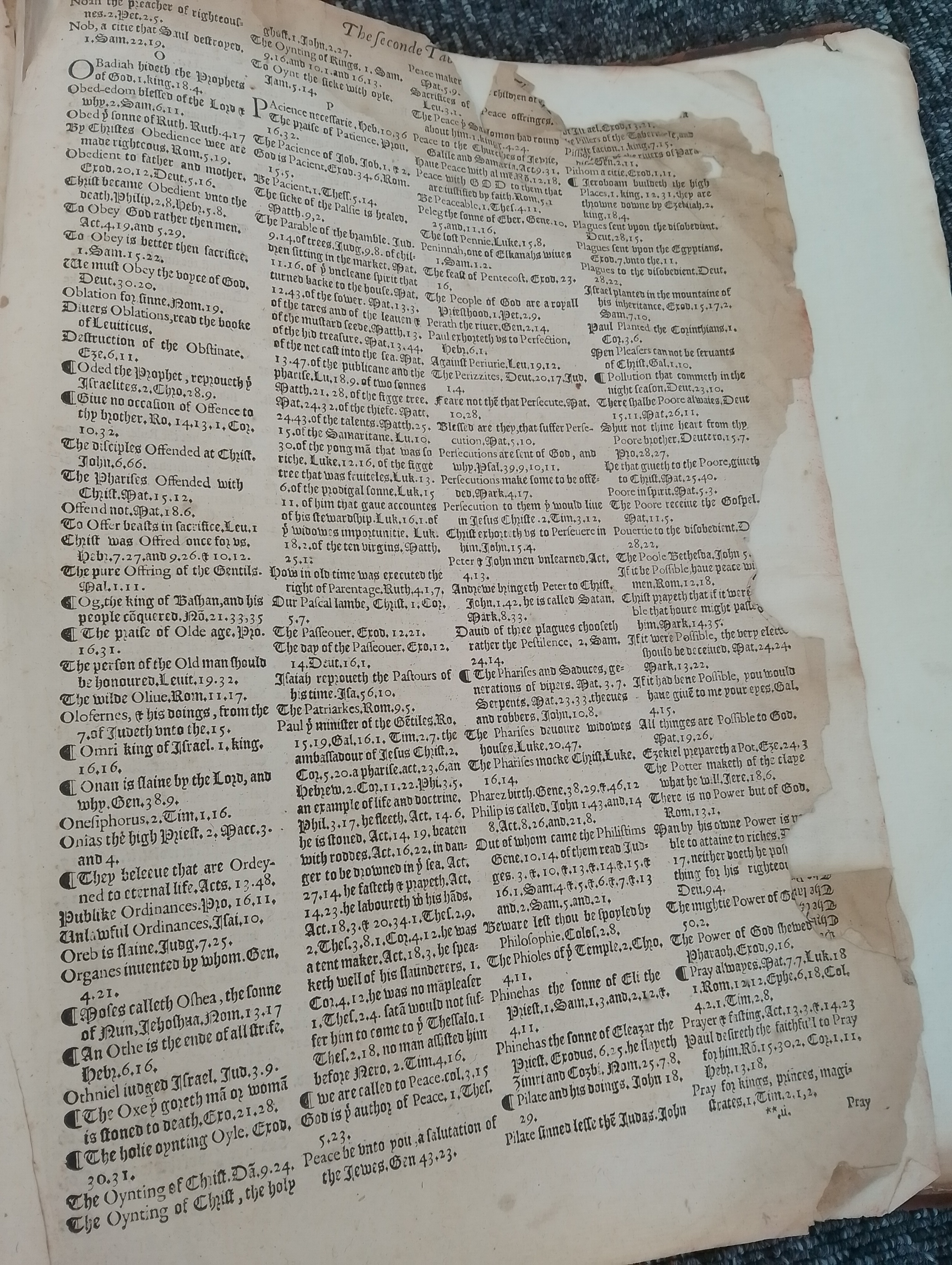 1578 English Bible with woodcut illustrations - Image 14 of 14
