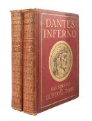 Alighieri (Dante) 'Purgatory and Paradise' and 'Inferno', illustrated by M. Gustave Dore; with other