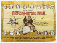 Death on the Nile (1978) British Quad film poster