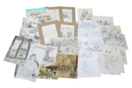 A collection of works on paper by Hugh Bredin
