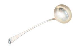 A George III Hanovarian pattern silver ladle
